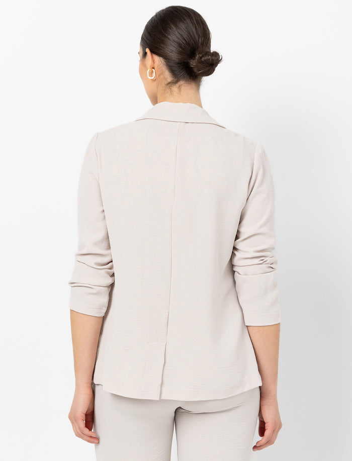 Blazer épuré sans boutons