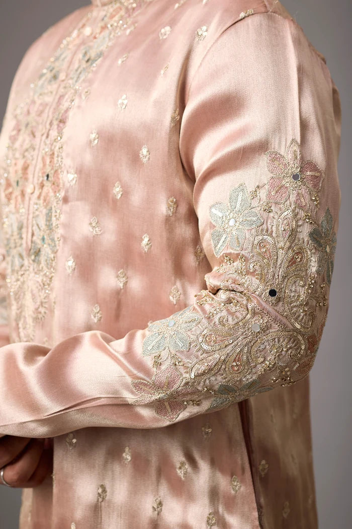 Designer Intricate Embroidered Ethnic Kurta – Full Length View | Mahavir NX