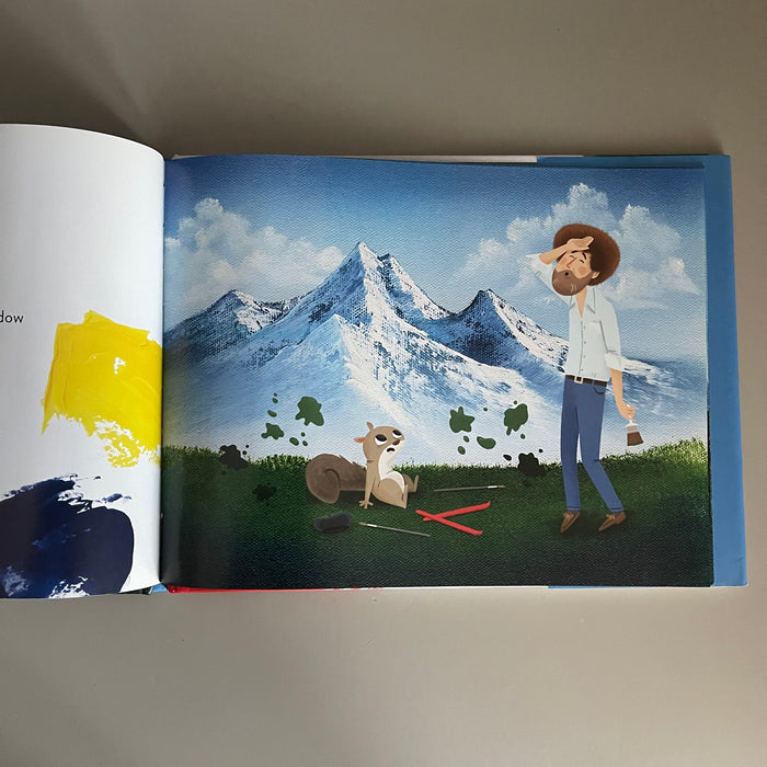 Bob Ross and Peapod the Squirrel