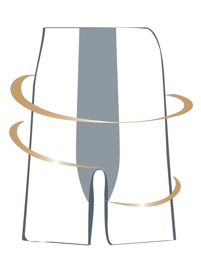 BODY HUSH Shape Wear The Catwalk Thigh Control (#BH1507)