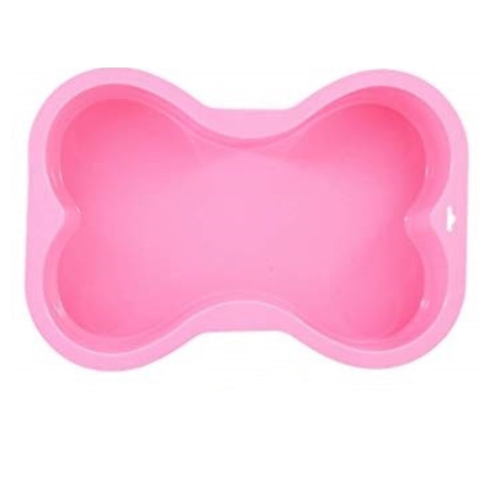 Bone-Shaped Pan-Pink