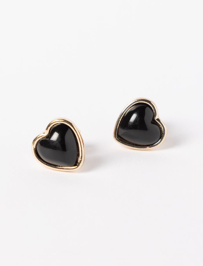 Boucles d’oreilles en forme de cœur pour femme