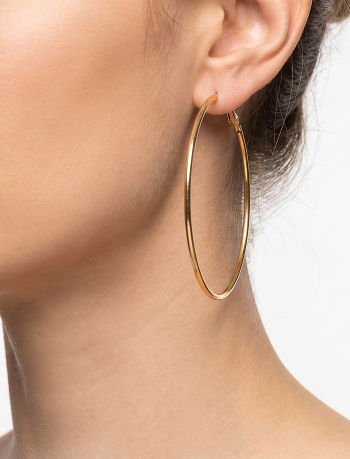 Boucles d'oreilles rondes pour femme