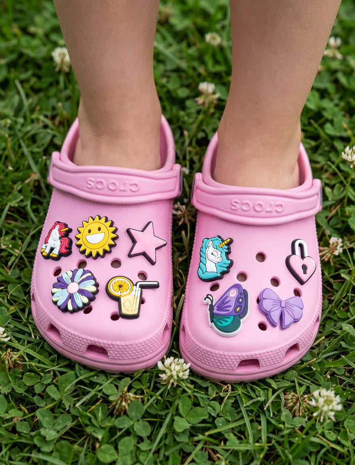 Breloques pour chaussures - Ens. de 9