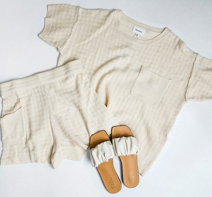 Cheyenne Sweater & Shorts Set