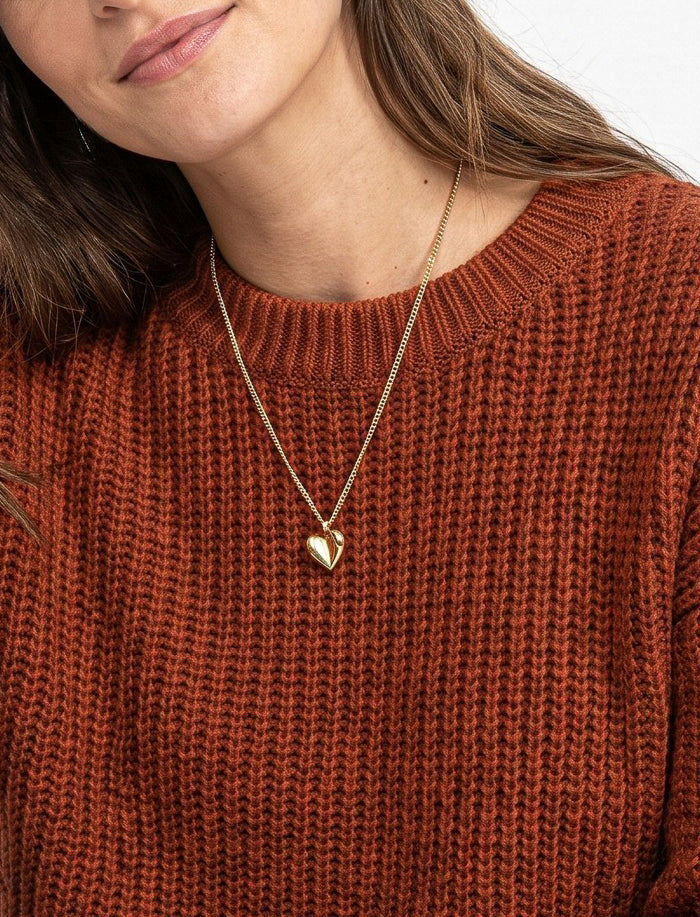 Collier à pendentif coeur