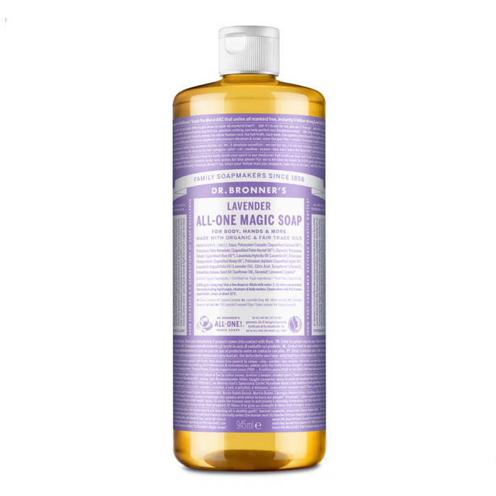 Dr. Bronner's 18-in-1 Hemp Lavender Pure-Castile Liquid Soap
