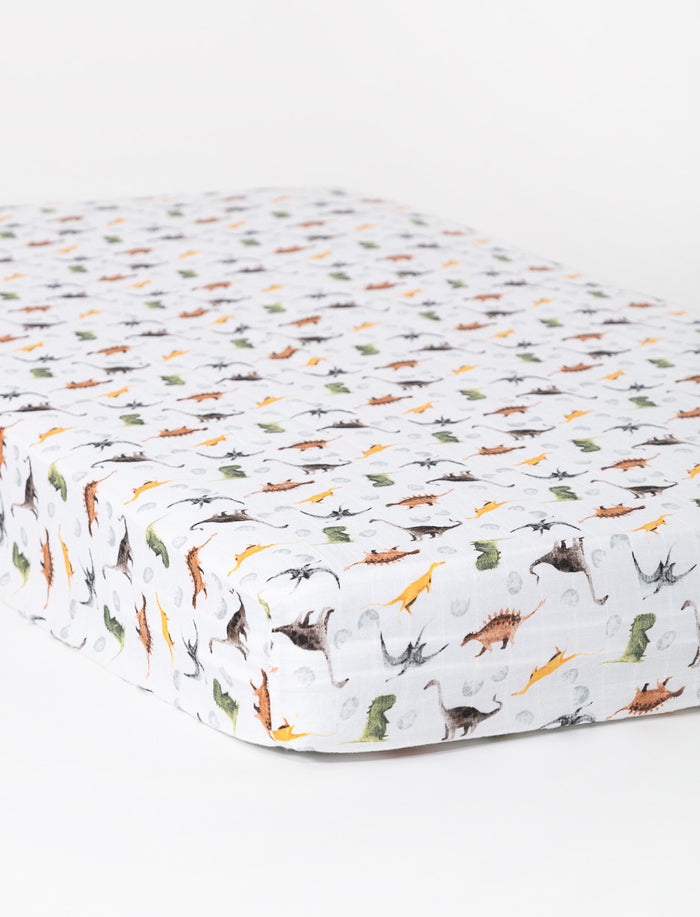 Drap contour en mousseline à motifs