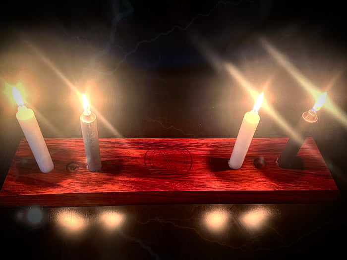Engraved Demonic Altar of Lucifer
