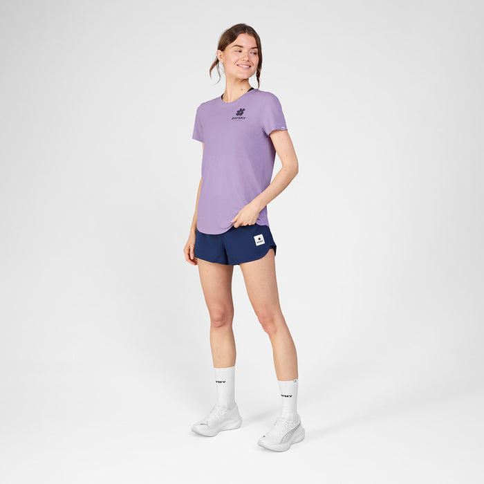 Saysky Flower Flow T-Shirt Purple 716 SW25017