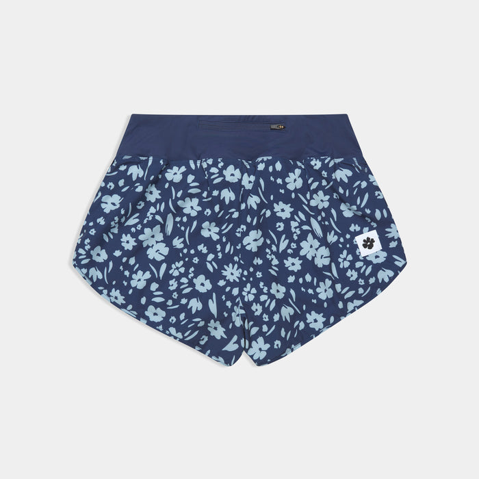 Saysky Flower Pace Shorts 3\" Blue Flower 1065 SW40004