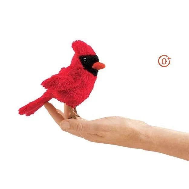 Folkmanis Finger Puppet - Mini Cardinal