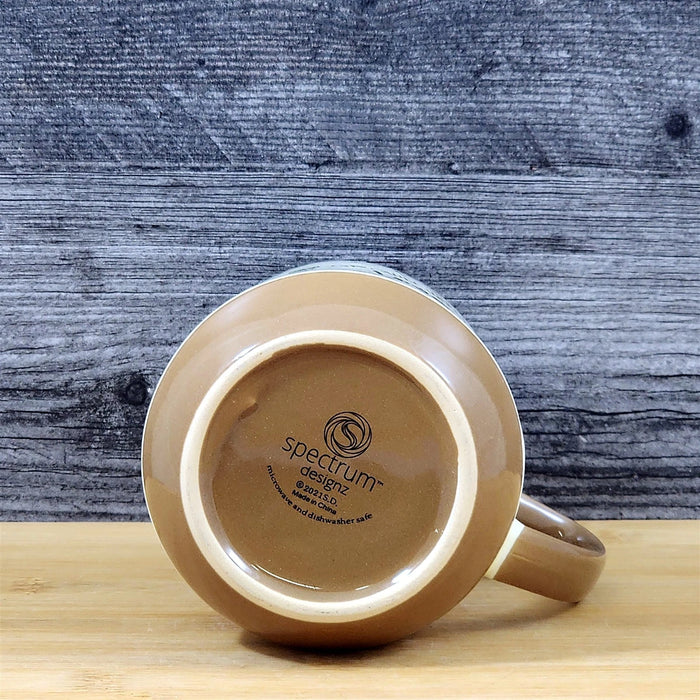 Garden Lover Coffee Mug Watering Can Gloves Plant Tea Cup Ceramic Blue Sky 18oz