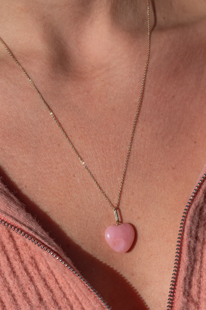 Gemma Pink Opal Charm