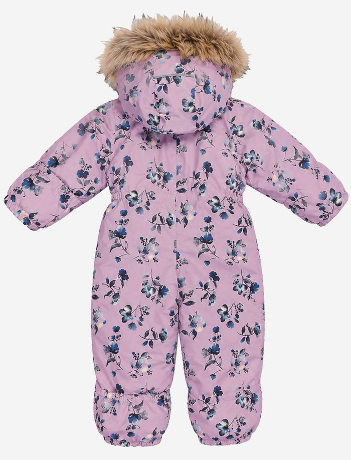 Habit de neige 1 pièce imprimé pour bébé fille