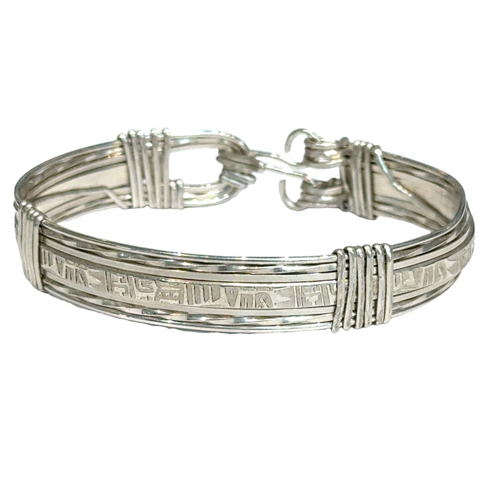 Style 3: Twisted & Straight Wire with Line Design Centerpiece, size 6.5''