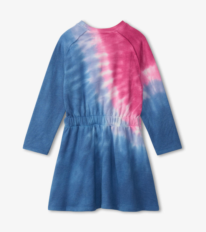 Hatley Cinched Waist Dress - Tie Dye Burst