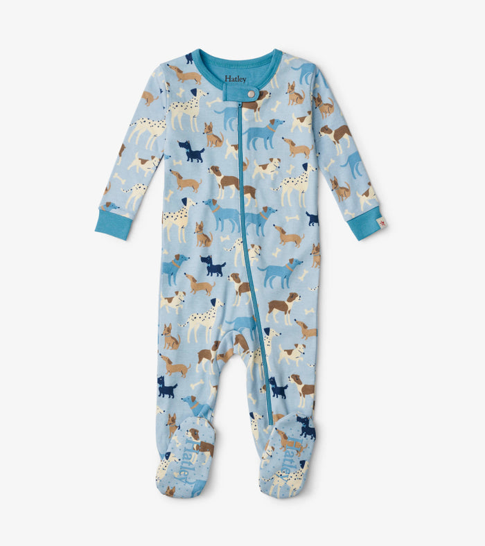 Hatley Footed Coverall - Playtime Puppies