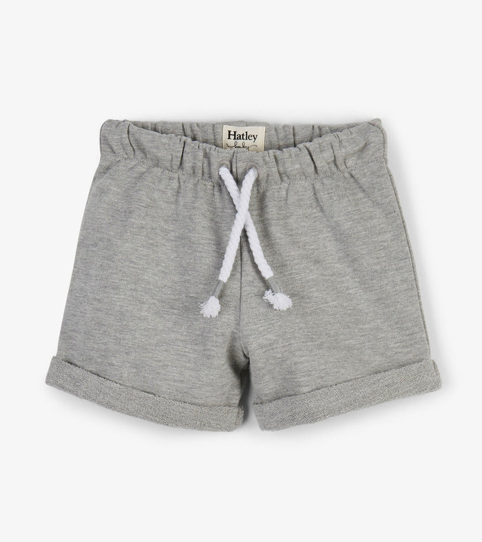 Hatley French Terry Baby Shorts - Grey