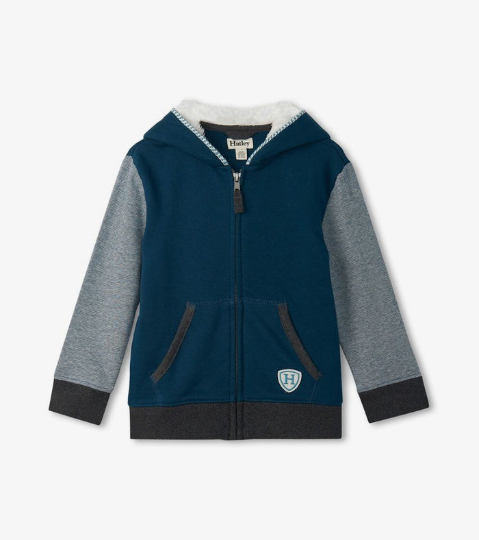 Hatley Hoodie - Winter Stripes