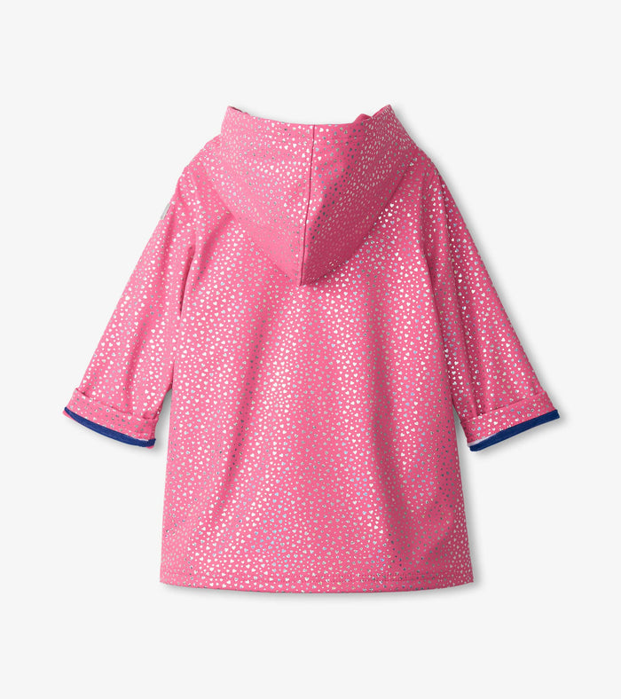 Hatley Splash Jacket - Glitter Hearts