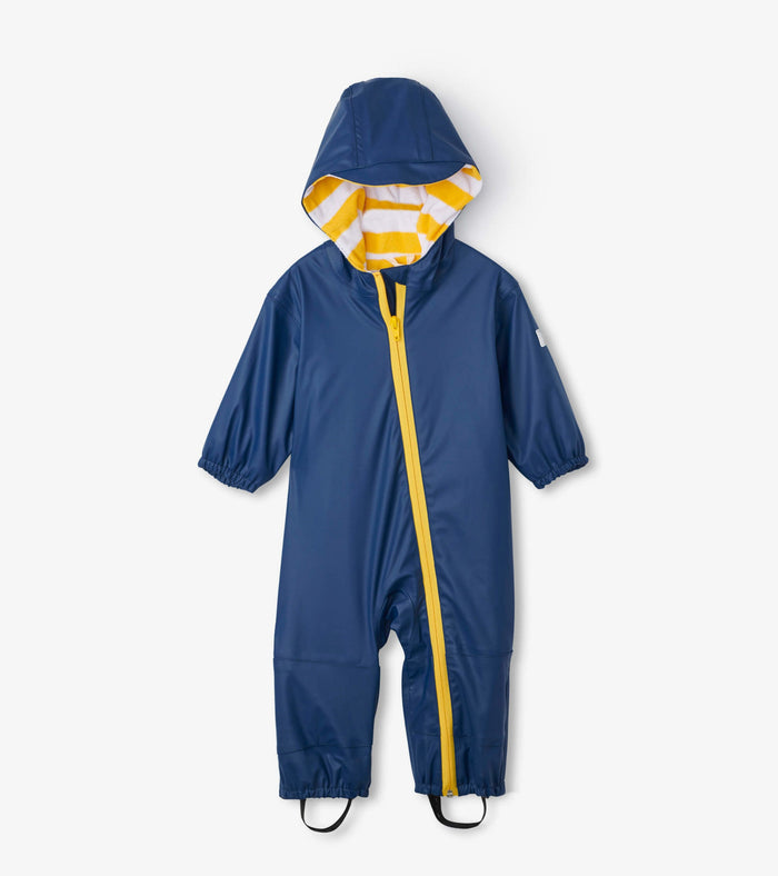 Hatley Terry Lined Baby Bundler - Navy