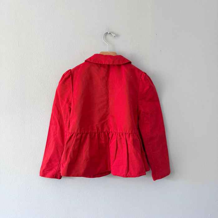 Jacadi / Red cotton jacket / 8Y
