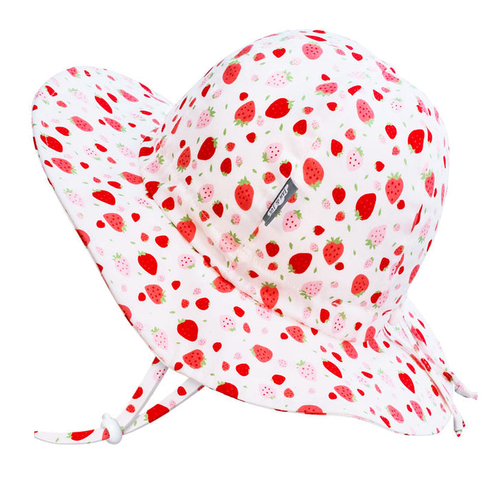 Jan & Jul Cotton Floppy Hat - Strawberry