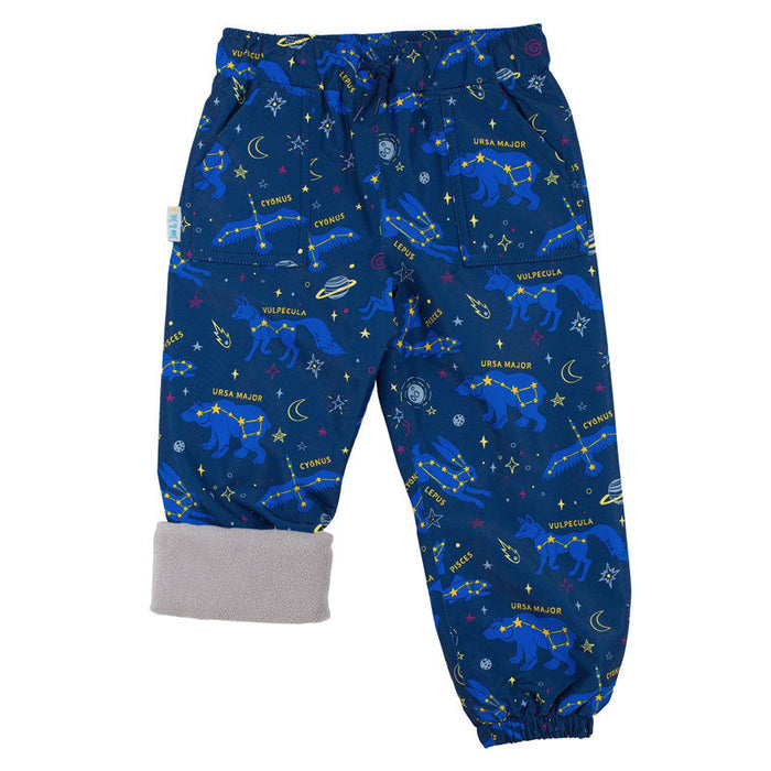 Jan & Jul Cozy-Dry Rain/Snow Pants (Fleece Lined) - Constellations