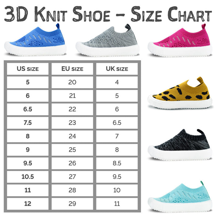Jan & Jul Graphic Knit Shoes - Purple Daisy