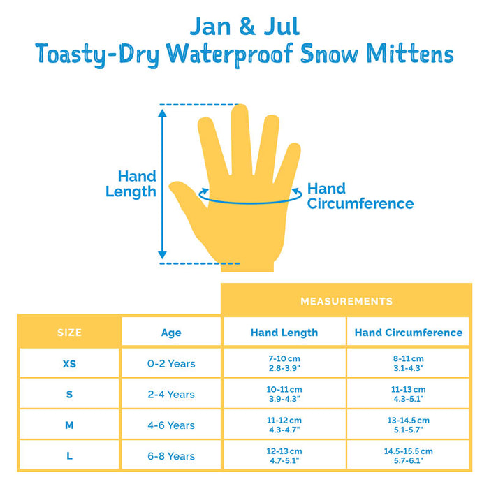 Jan & Jul Toasty-Dry Waterproof Snow Mitten - Nebula Blue