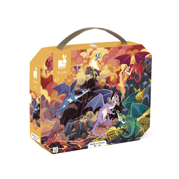 Janod 54pc Fiery Dragons Puzzle