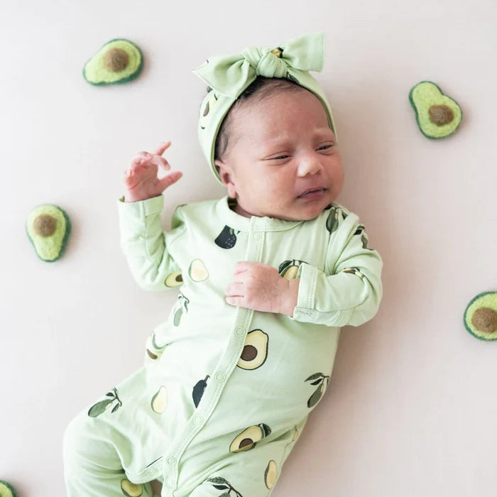 Kyte Baby Knotted Bow Headband - Avocado