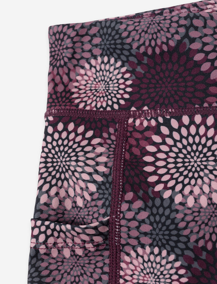 Legging de sport long à poche pour petite fille