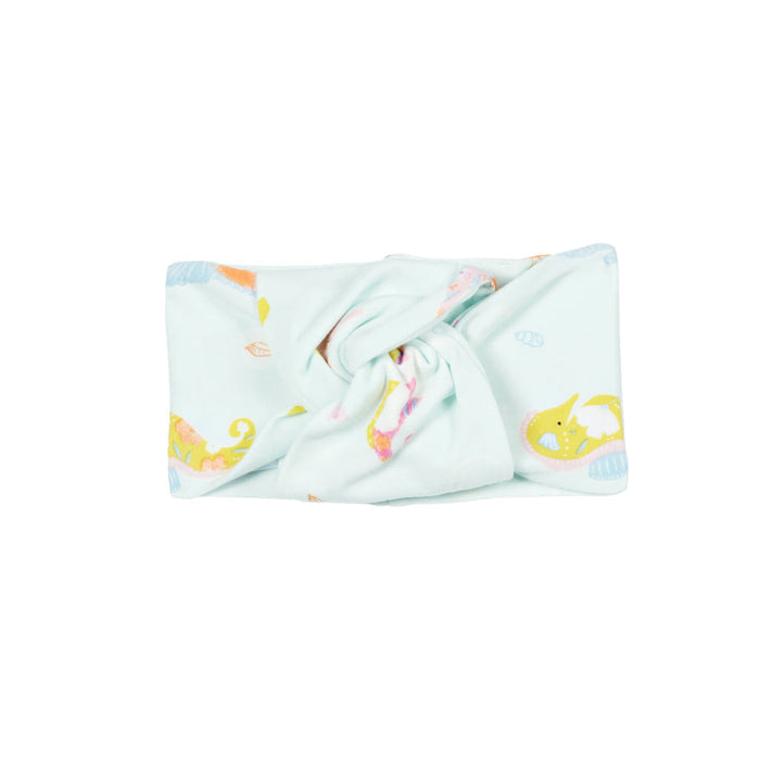 LouLou Lollipop Knotted Headbands - Painterly Seahorse