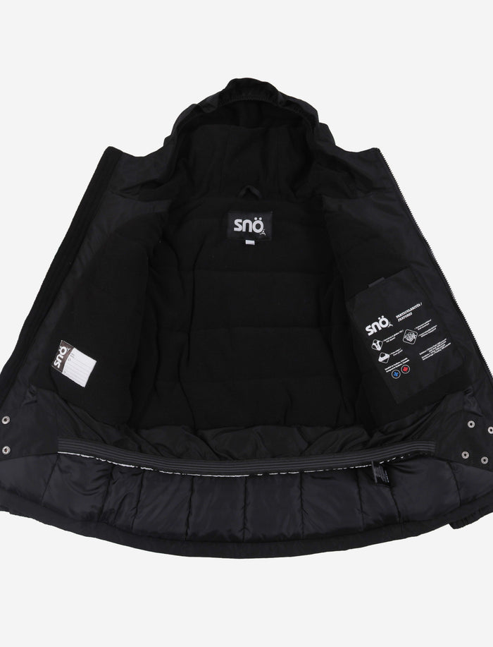 Manteau uni à capuchon pour ado garçon