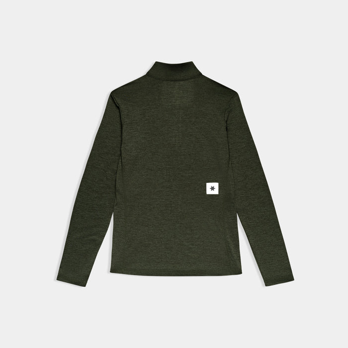 Saysky Pace Half Zip Long Sleeve Green 3001 SW20002