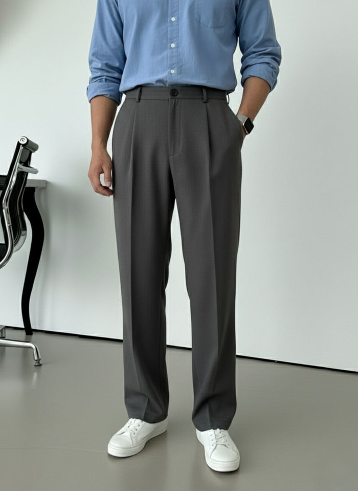 Pick Any 3 Korean Single Pleated Trousers Combo
