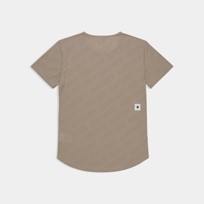 Saysky Reactive Flow T-shirt Dark Beige Logo 1070 SM25011