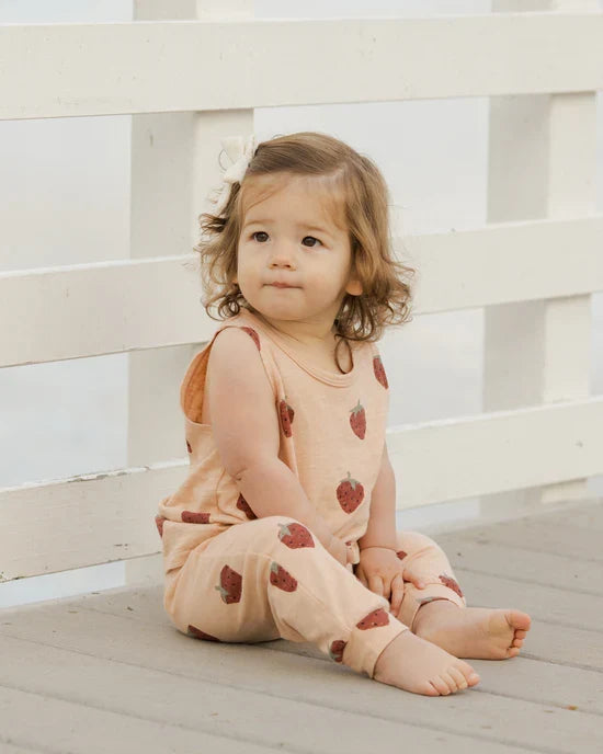 Rylee & Cru Tank and Slouch Pant Set - Strawberries