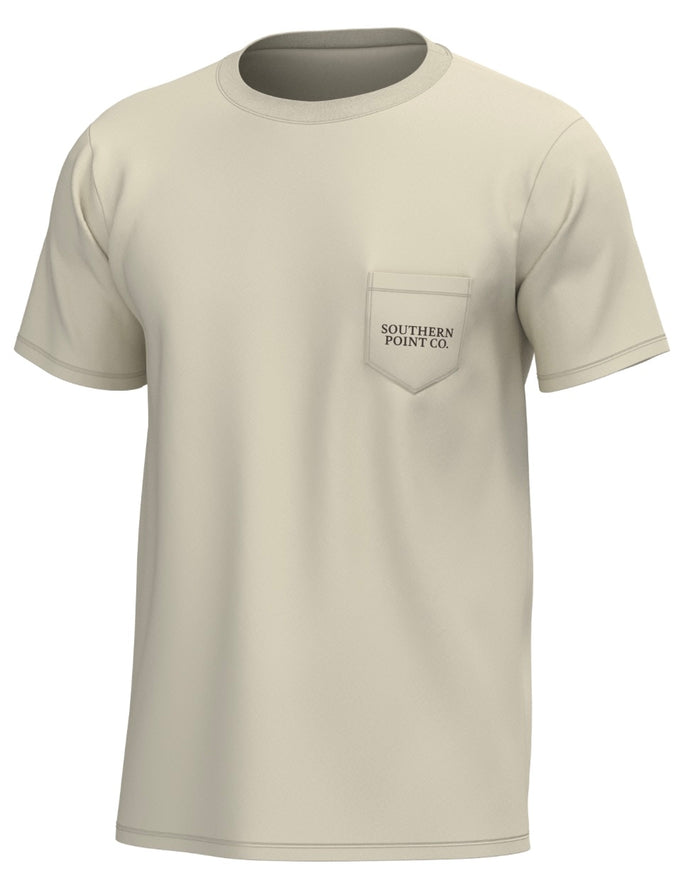 Short Sleeve Cloud Cream Turkey Strutting in a Clearing Tee