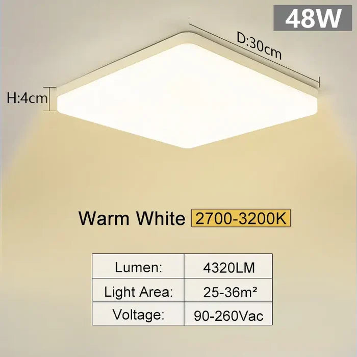 48W Warm White