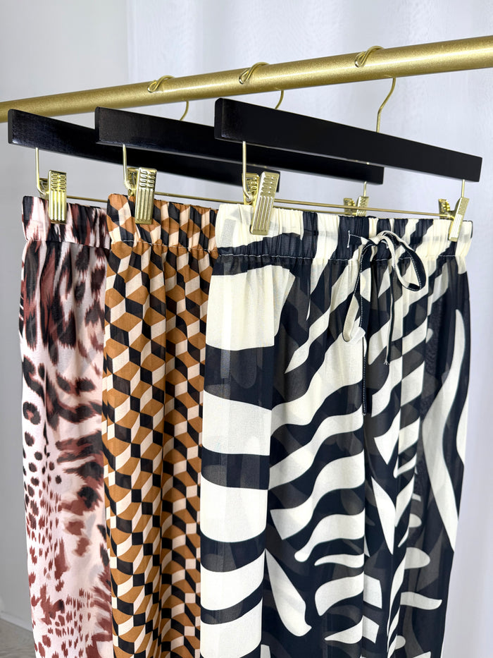 ST TROPEZ - Trousers (Animal Print)