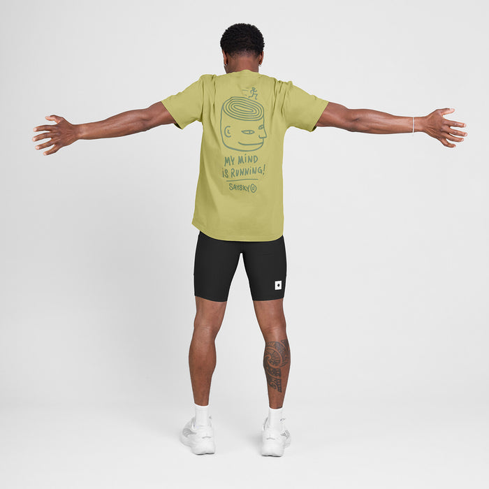 Saysky Statement Everyday T-shirt Green 312 ZM25005