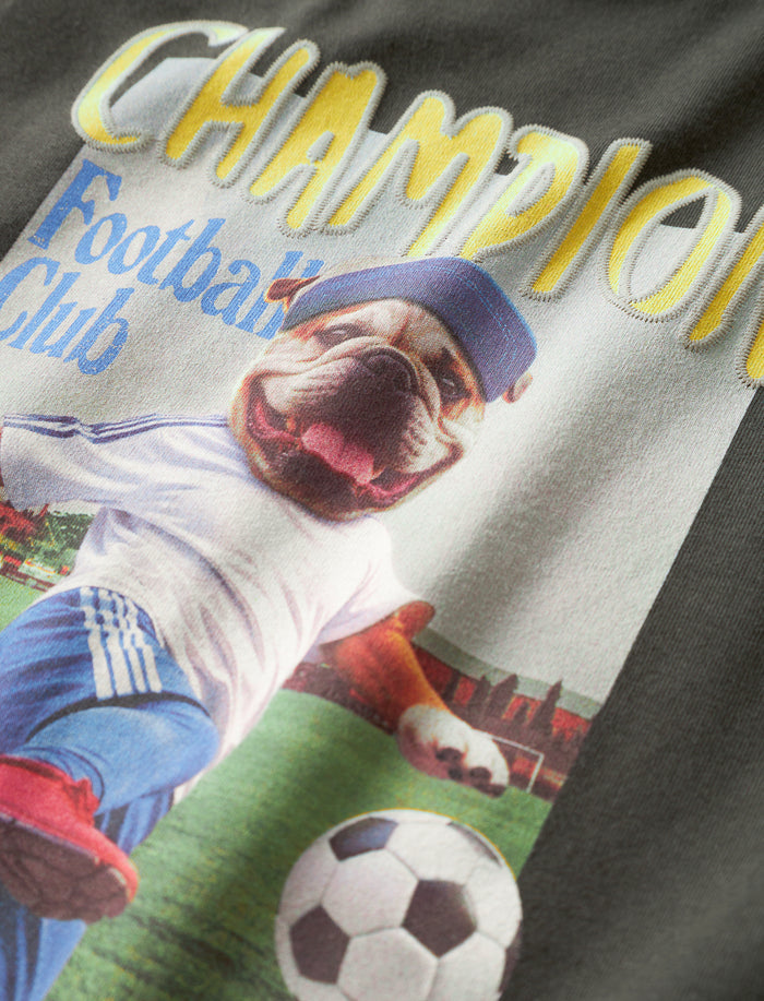 T-shirt en tricot imprimé à l’avant pour garçon