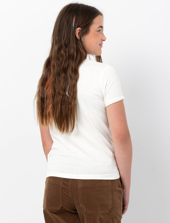 T-shirt imprimé à manches courtes pour fille