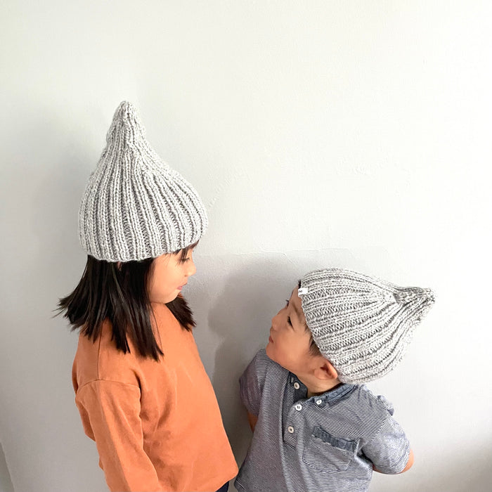 tetote / Pointy ribbed beanie / Kids(2-6Y)
