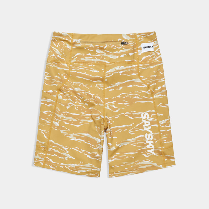 Saysky Tiger Combat+ Short Tights 7\" Yellow Camo 1064 SW55004