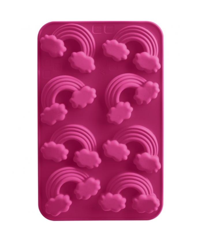 Trudeau Rainbow Chocolate Molds, Set of 2