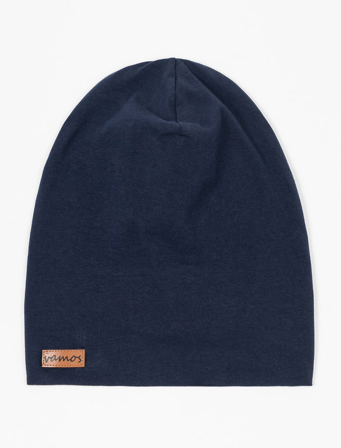 Tuque unie en coton bio - ado